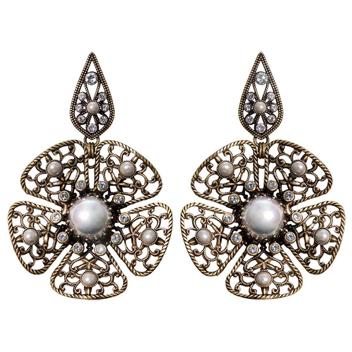 Orecchini Flamenca A Forma Di Fenicottero: Orecchini Lunghi 105 Mm Con Chiusura Omega, Gioiello Divertente E Originale - 3