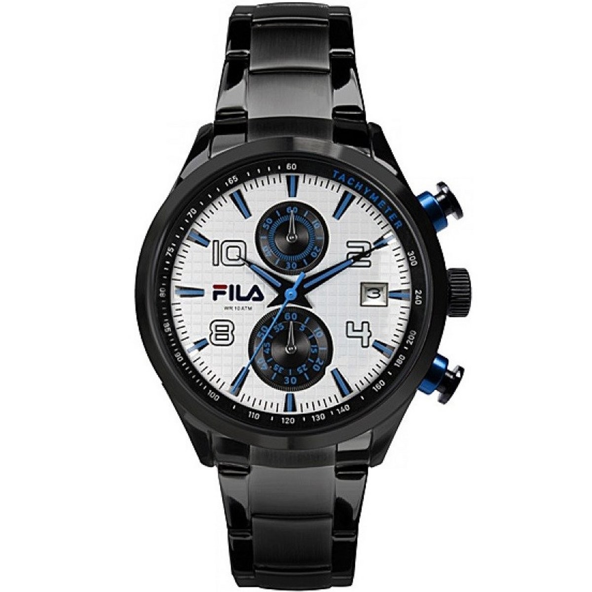 Fila Herren Uhr Chronograph Edelstahl FA38-008-003