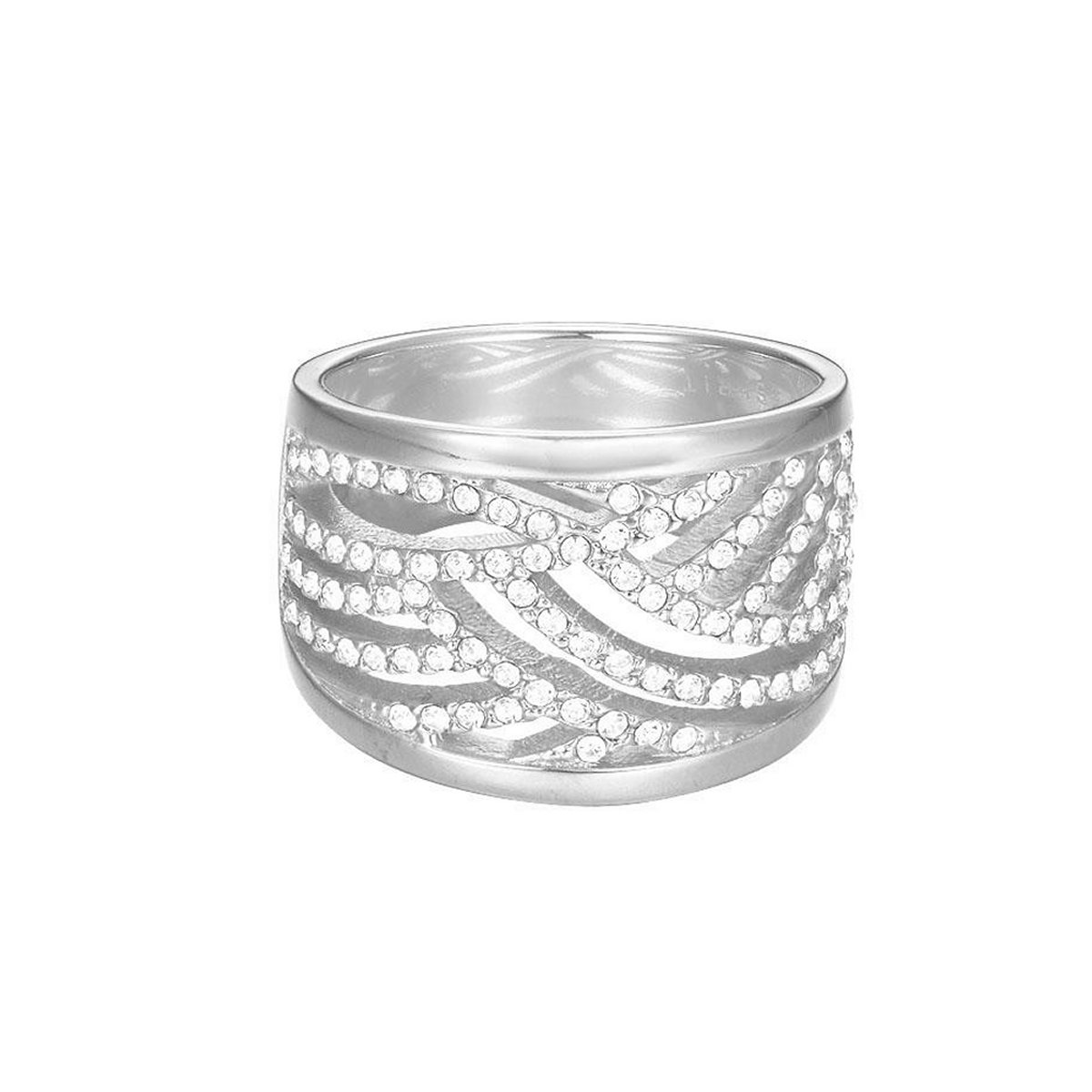 Amor Ring Aus Edelstahl & 925 Sterling Silber - Unisex Freundschaftsring In Schmuck-Geschenkbox