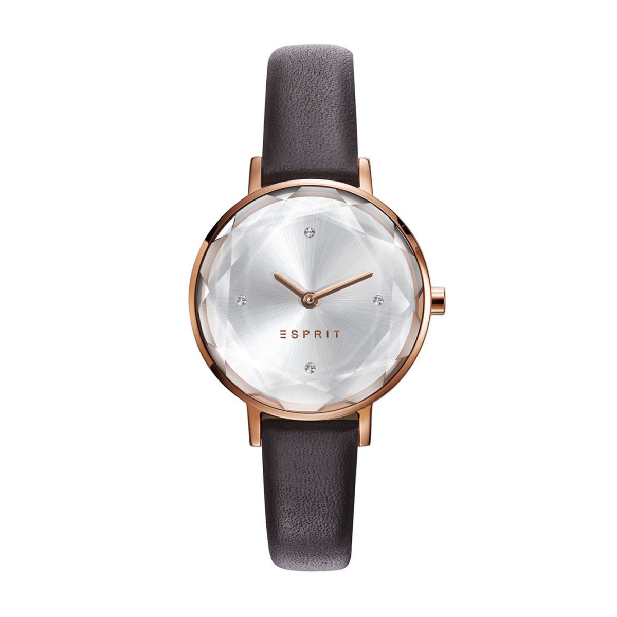 Esprit Damen Uhr Armbanduhr TP10931 Rosé Leder ES109312003