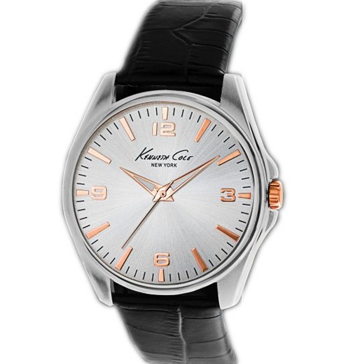 Kenneth Cole New York Men's Analog Leather Wrist Watch 10013188 KC5168