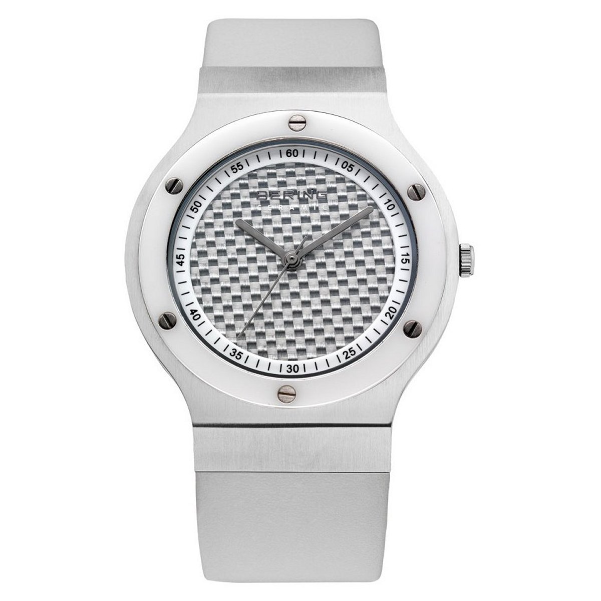 Bering Unisex Watch Wrist Watch Slim Ceramic - 32538-659 Leather