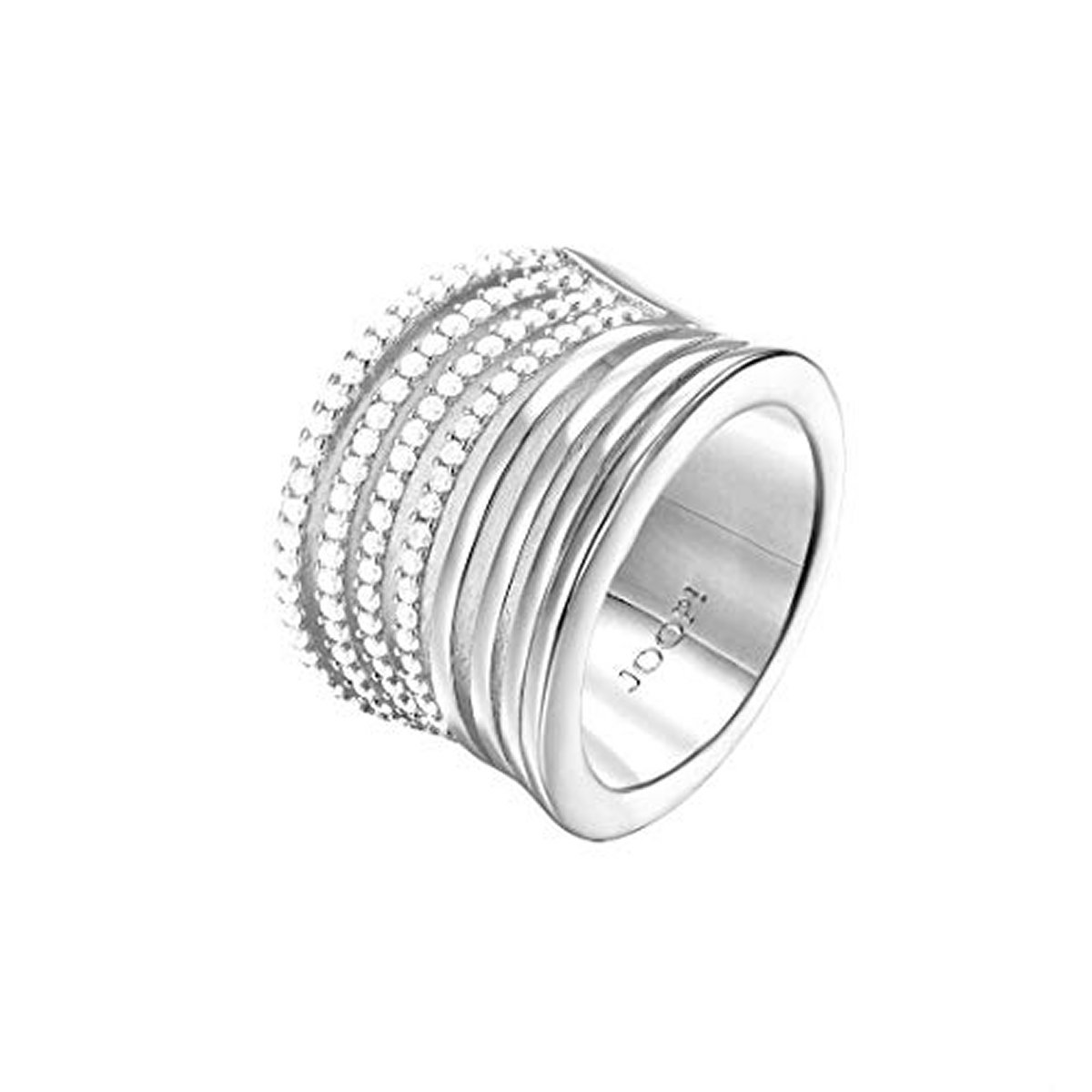 Joop Damen Ring Edelstahl silber M Refined JPRG90800A