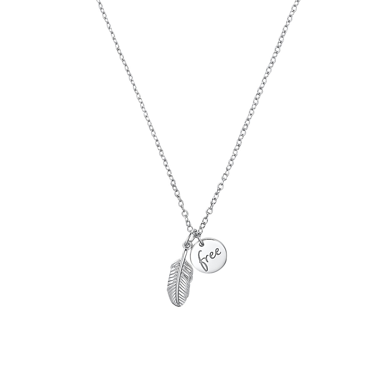 S.oliver Jewel Donna Collana Argento Piuma 2032573