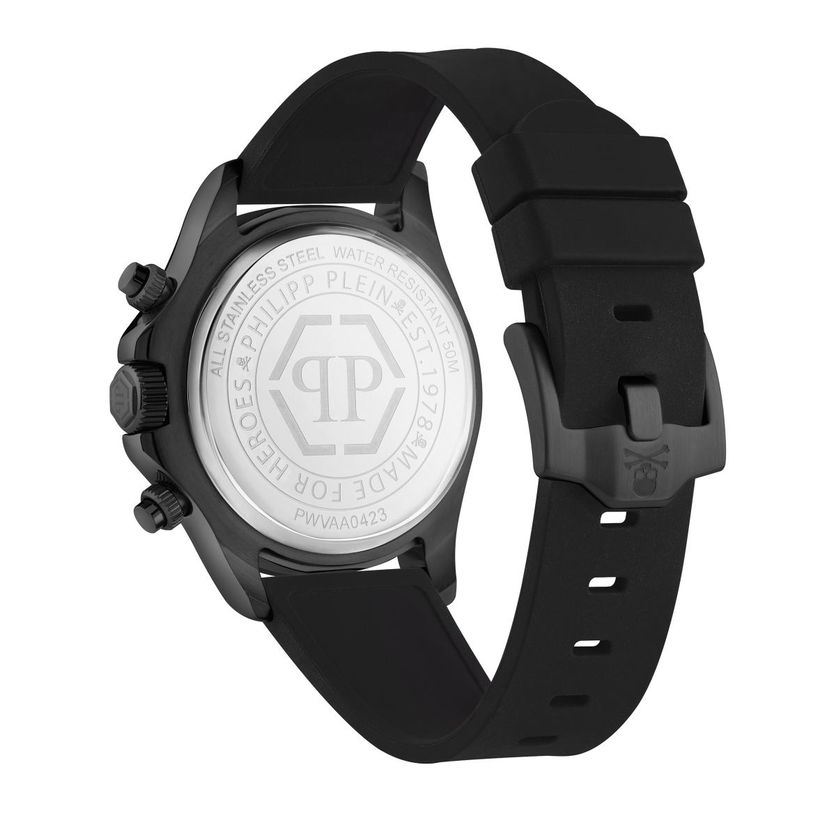Philipp Plein Uomo Orologio Cronografo Quarzo Nobile da Corsa PWVAA0523 Silicone
