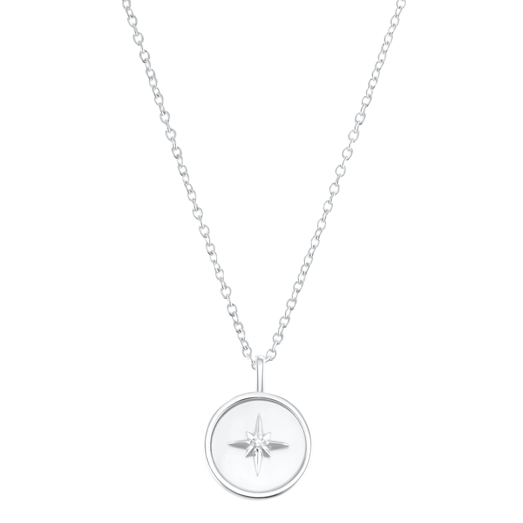 S.Oliver Jewel Women Necklace Silver Star Zirconia 2036863