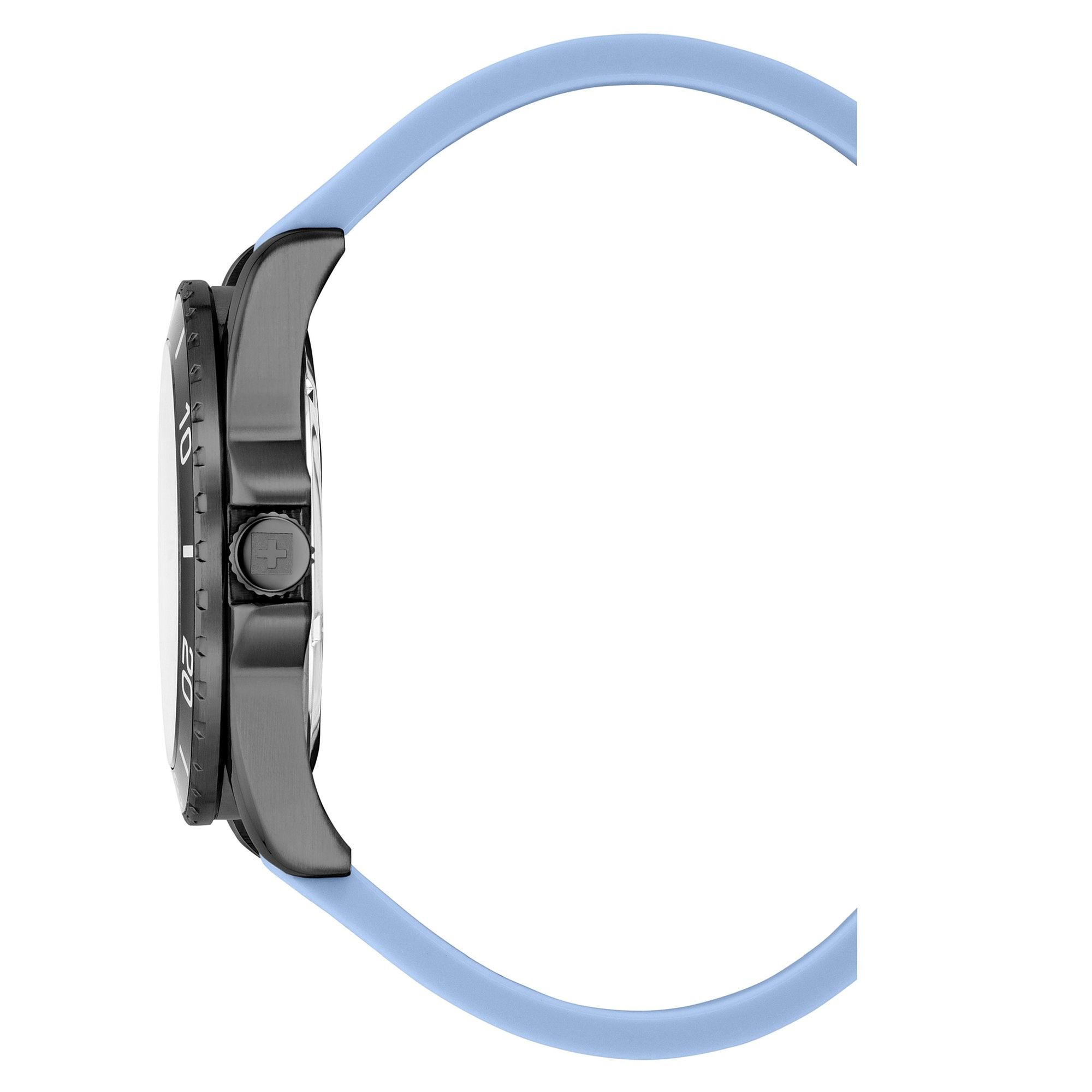 Swiss Alpine Military Raptor 7029.1 – Orologio Uomo Al Quarzo, Cassa 42mm, Cinturino In Silicone, Impermeabile 10 ATM - 3