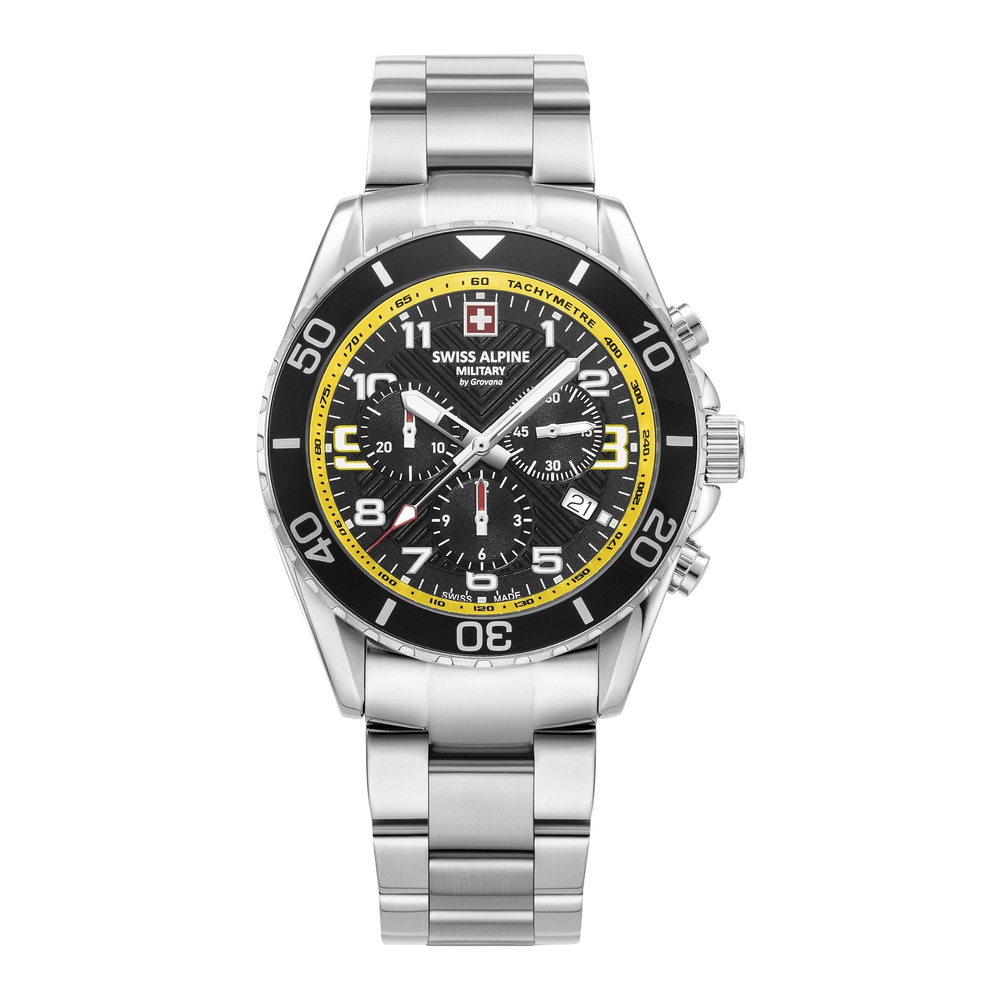Swiss Alpine Military Men's Watch Chronograph Analog Quartz