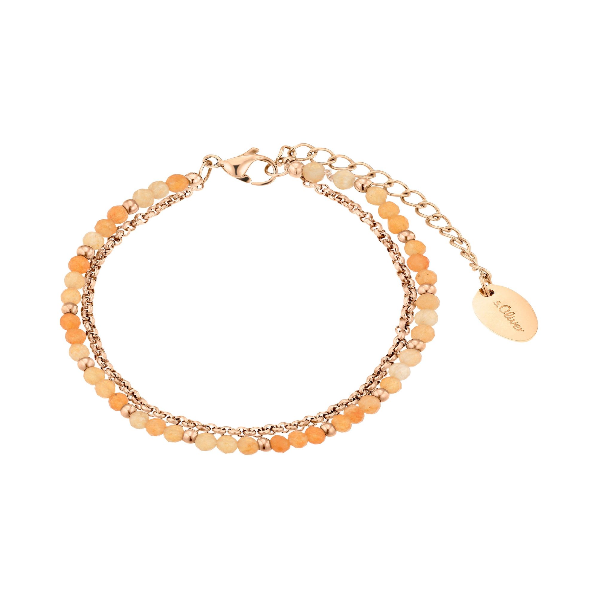 S.Oliver Bracciale Uomo In Acciaio Inossidabile - Regolabile 20+2 Cm, Superficie Opaca, In Confezione Regalo - 3