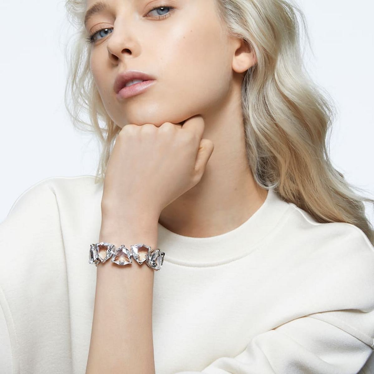 SWAROVSKI Millenia ブレスレット 5599194/正規品 Swarovski Women's Bracelet Stainless Steel Millenia Silver