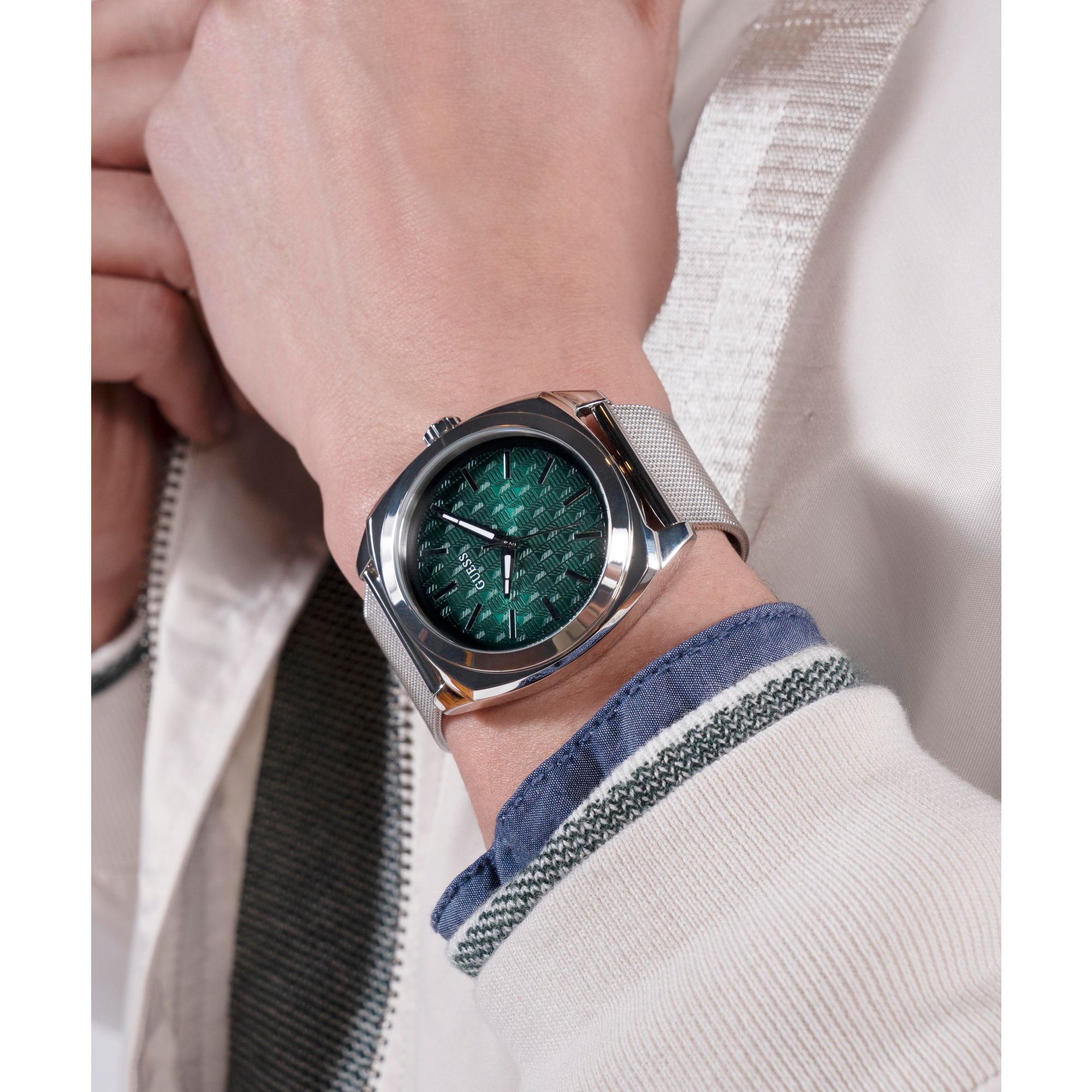 Guess Uomo Orologio da Polso Fenice GW0816G2 Acciaio Inox