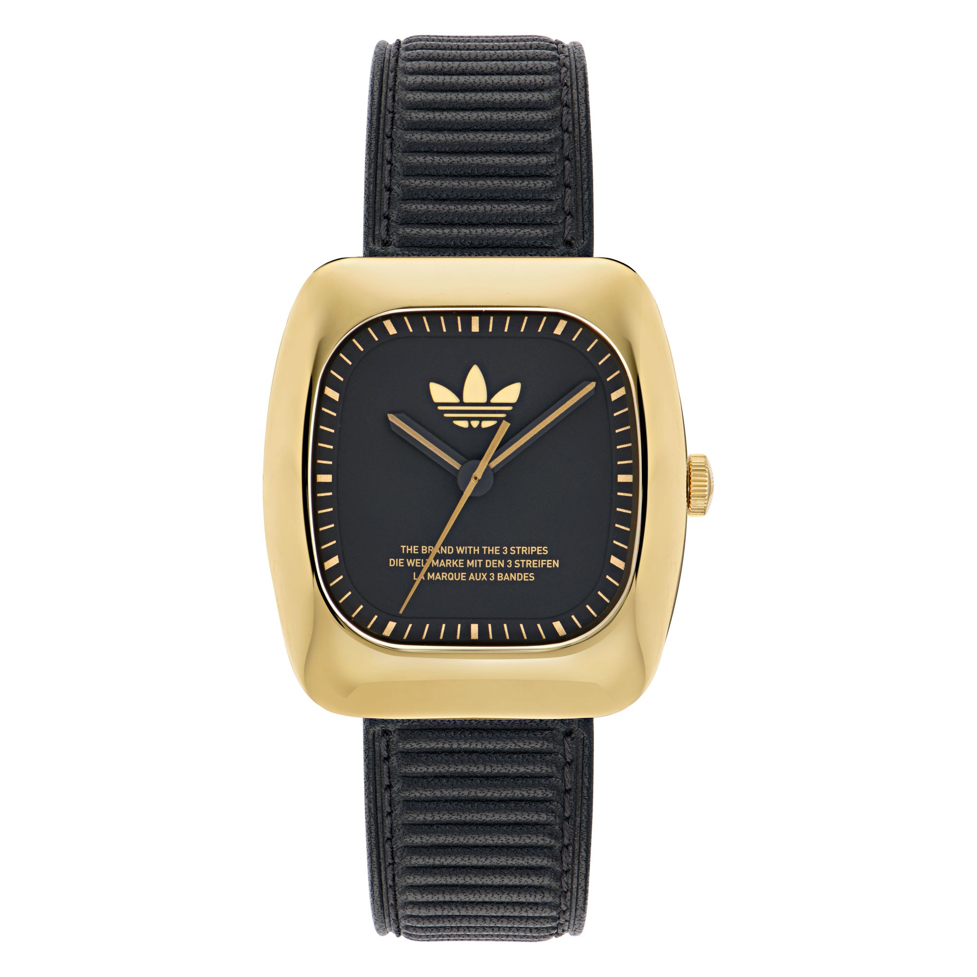 Adidas Unisex Watch RETRO WAVE ONE Leather Black AOSY24528 | eBay