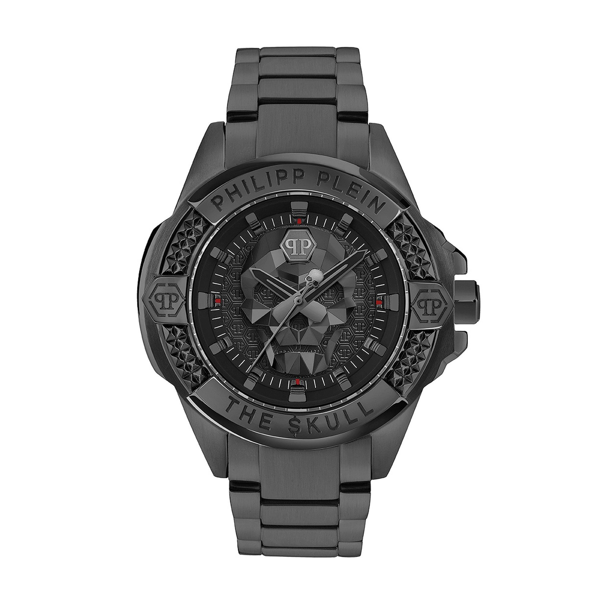 Philipp Plein Date Superlative GENT Orologio Da Uomo Al Quarzo, Cassa In Acciaio Inox 41 Mm, Cinturino Multicolore, Impermeabile 5 Bar - 4