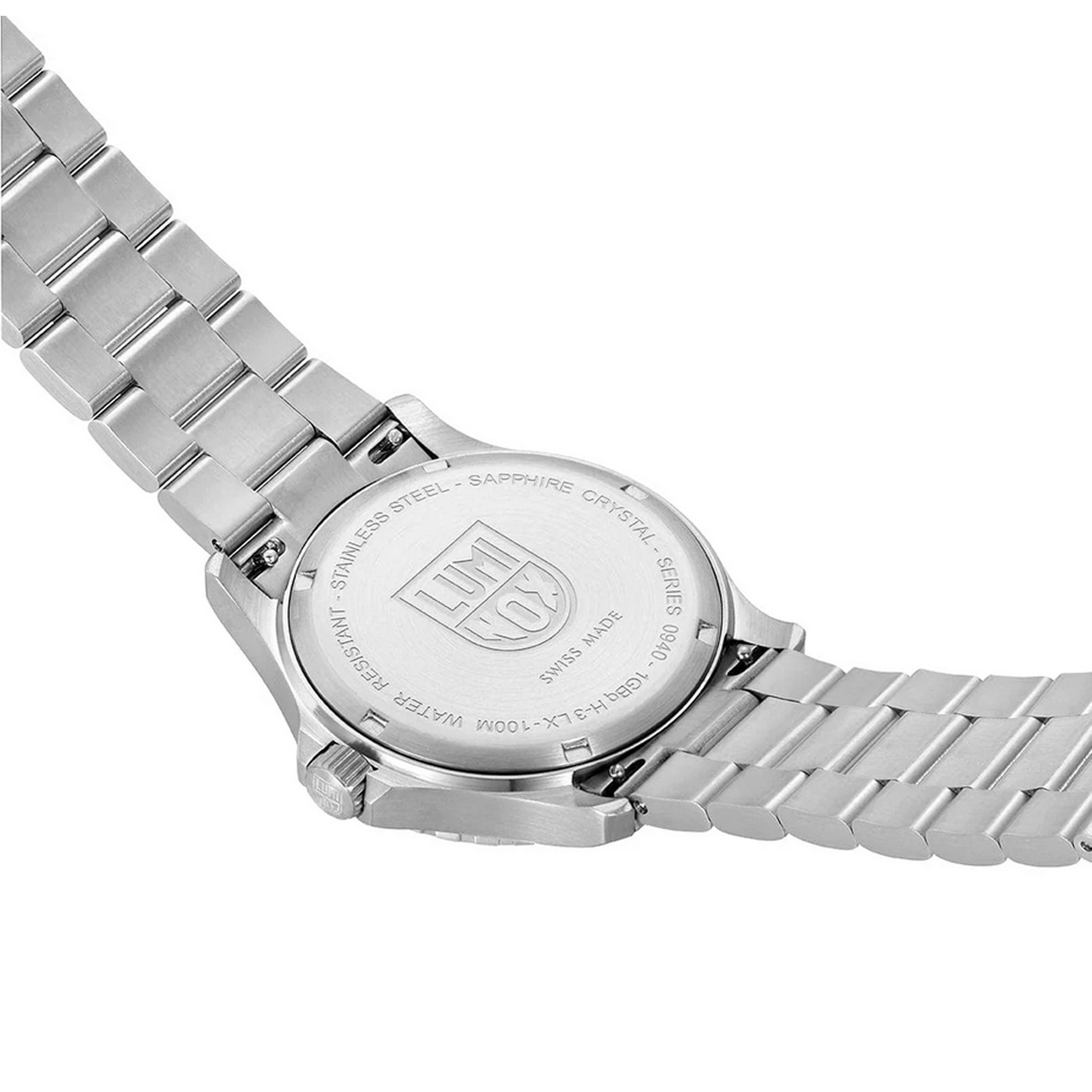 Luminox Sport Timer 0941 Orologio Uomo Quarzo Svizzero, Cassa Acciaio 40mm, Cinturino In Acciaio, Luminescente