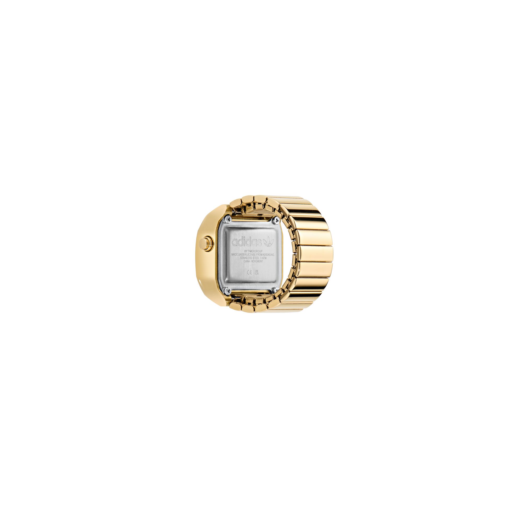 Adidas Ladies Digital Ring Watch DIGITAL TWO Ring Stainless Steel