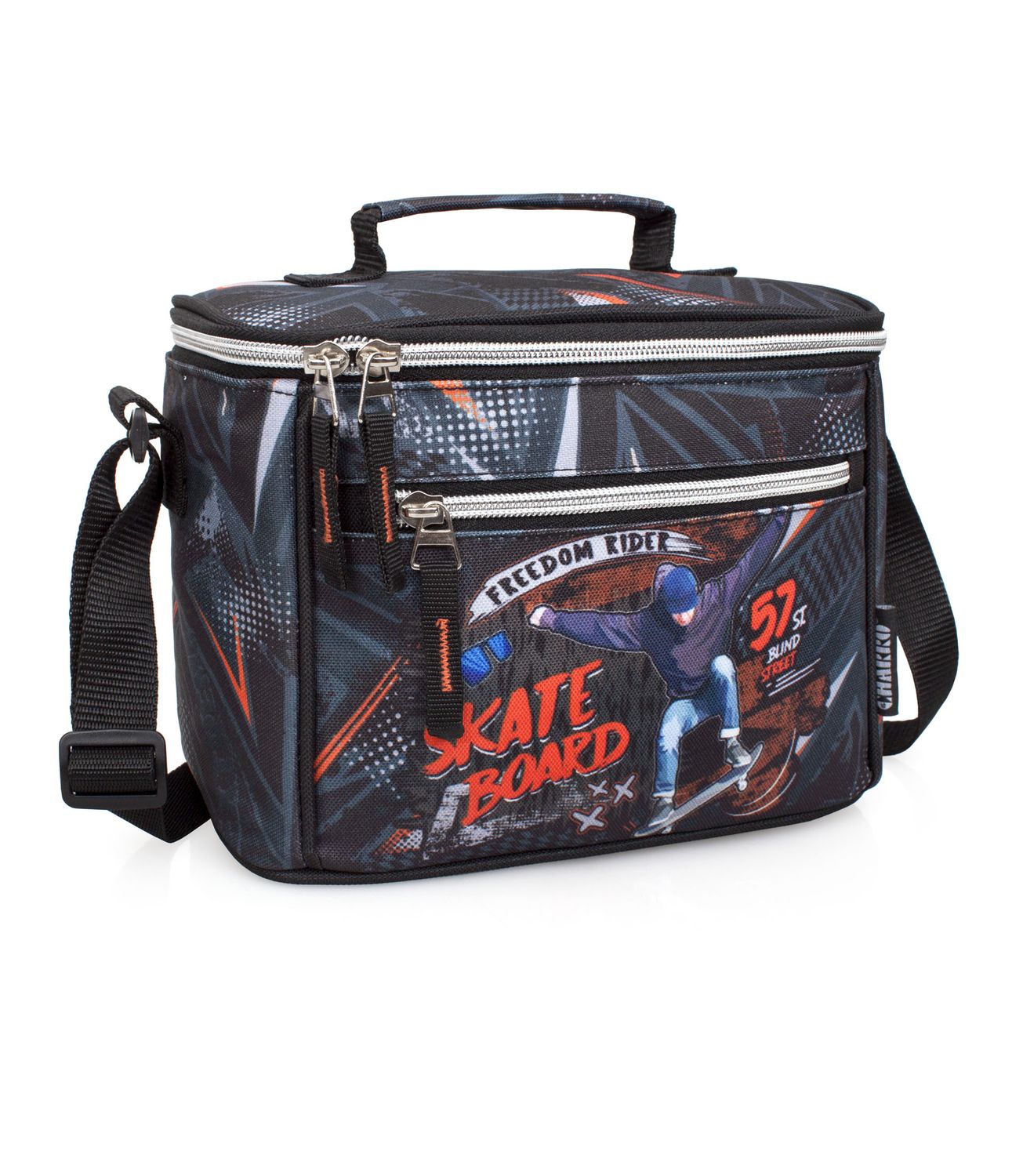 Boys Lunch Bags Free Uk Delivery On All Orders At Lpnut Co El Charro Cooler Lunch Bag Skate Board Image 1