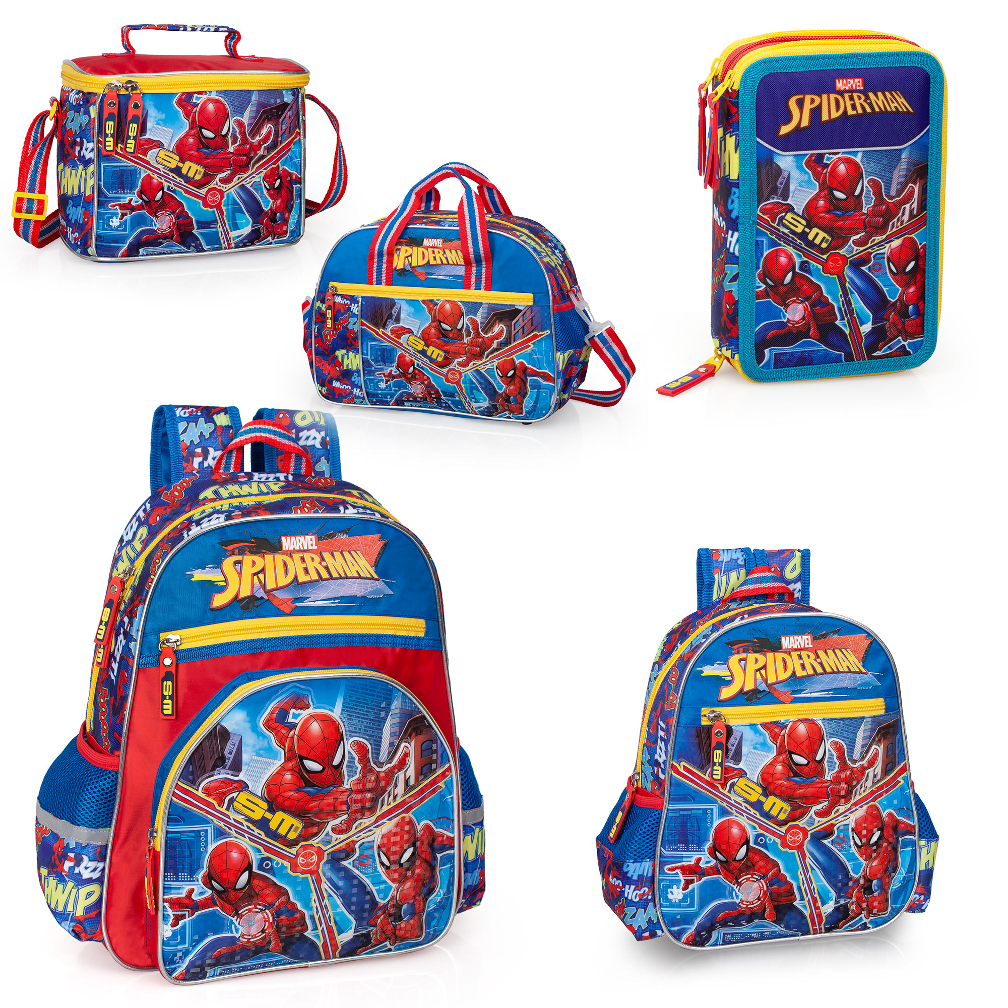 boys backpack with lunch bag