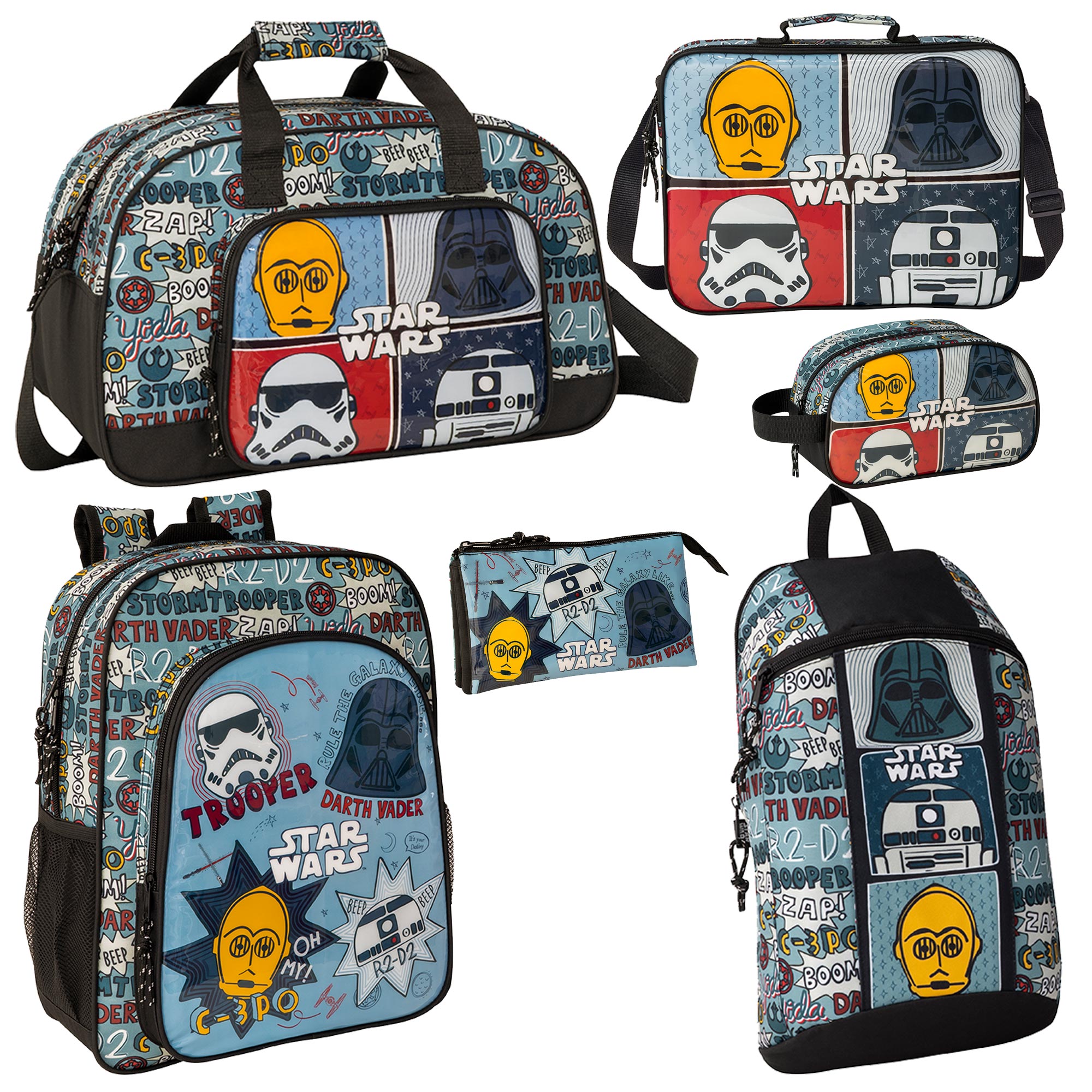 Emblems Print Backpack Bags /& Backpacks--Star Wars