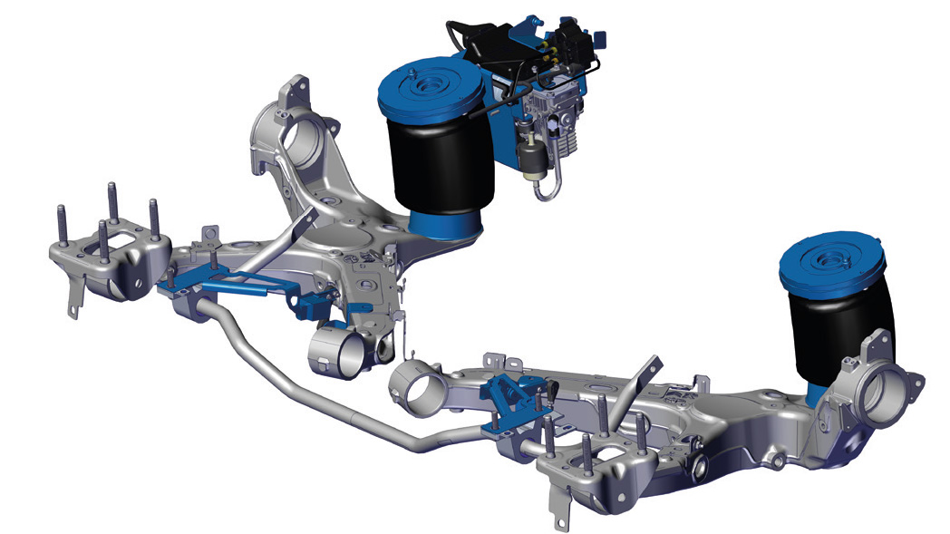 Voll-Luftfederung Toyota ProAce Compact / Verso 2019-heute