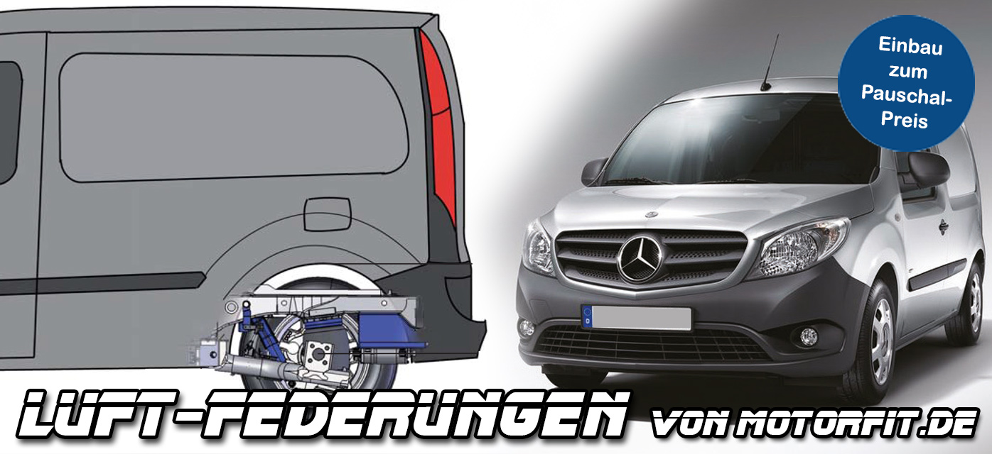 Voll-Luftfederung Mercedes-Benz Citan - 2012 - 2020