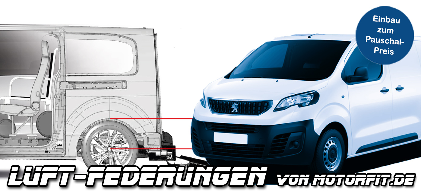 Voll-Luftfederung Peugeot Expert / Traveller 2019-heute