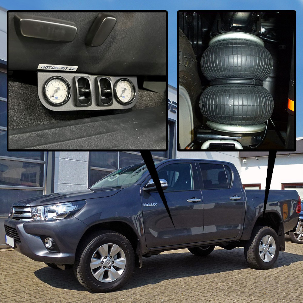 Jeu De 4 Bavettes/gardes-boue Pour Toyota Hilux (2015-2025) – Protection Boue Et Cailloux, Matériau TPE/PVC, Noir