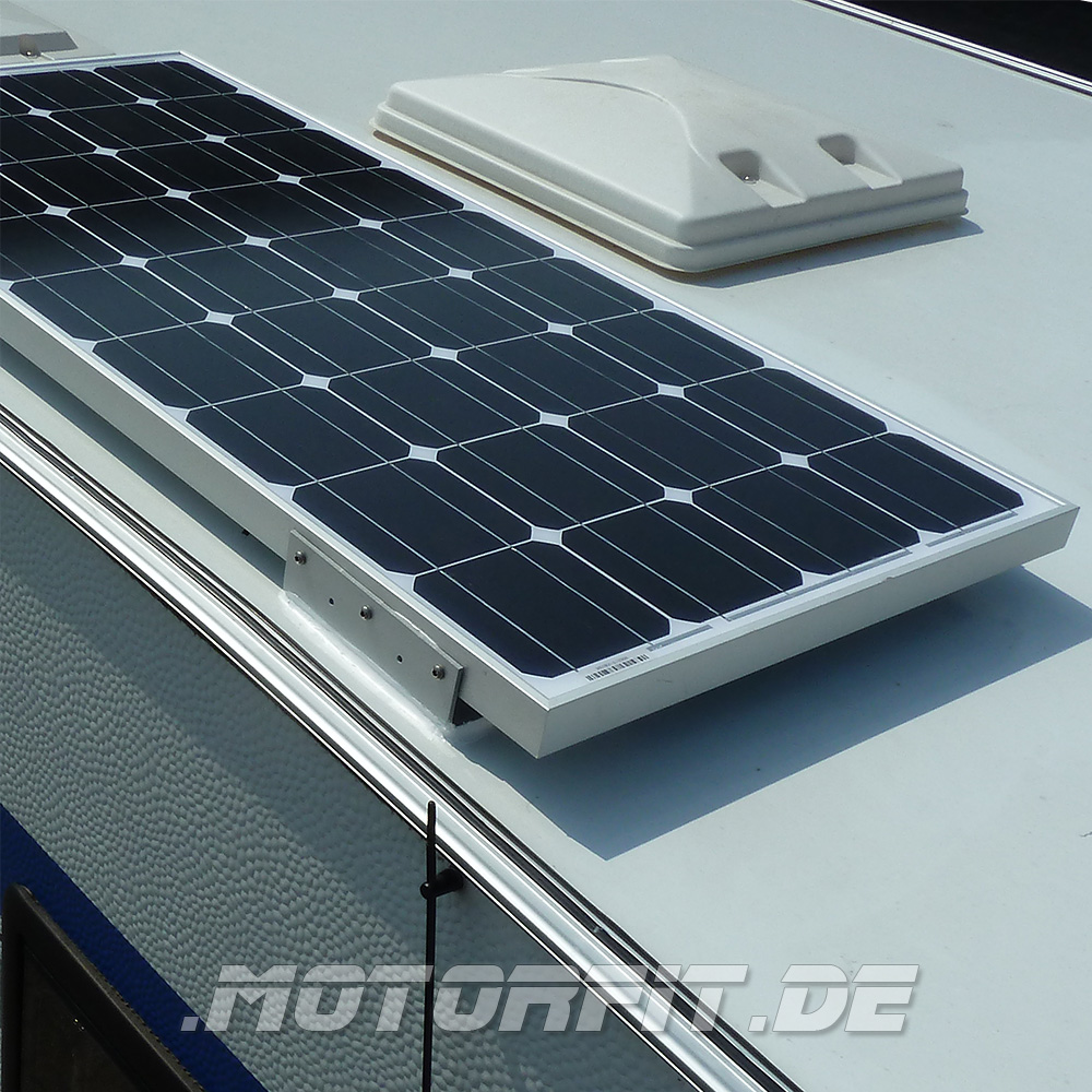 110W / 115W (12V) Solar Spar Set Solar speziell für Kastenfahrzeuge! KOMPLETTSET  Solaranlage 110 Watt Haltewinkel Kastenwagen