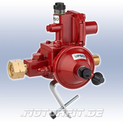 Régulateur basse pression, droit,50 mbar 1,5 kg/h, KLF x G 1/4 LH-KN