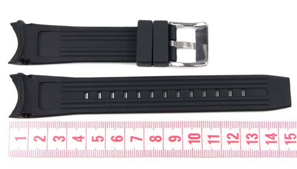 Fossil Uhrenarmband 24mm Kunststoff Schwarz FS-4487 LB-FS4487