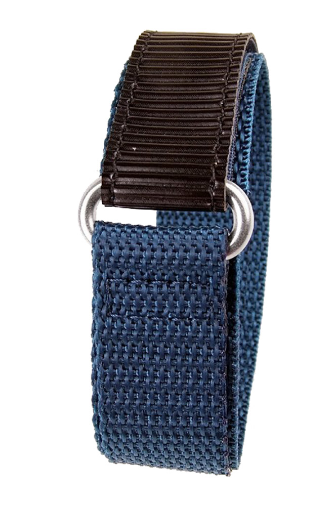 Minott Textil Klettband schwarz/blau 20mm mit Klettverschluss