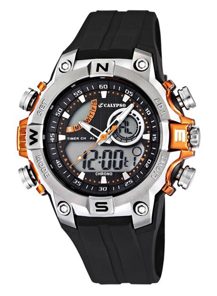 Alarm-Chrono K5586 analog-digital Herrenuhr Watches | Center Calypso Minott