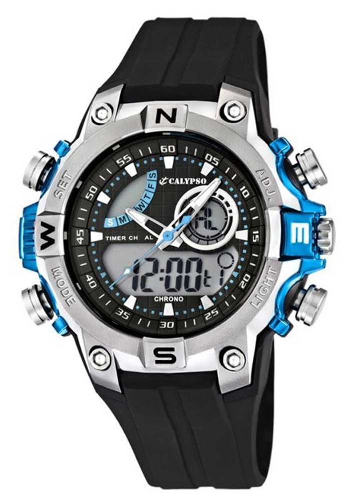 Calypso Watches K5586 Center analog-digital Herrenuhr Minott Alarm-Chrono 