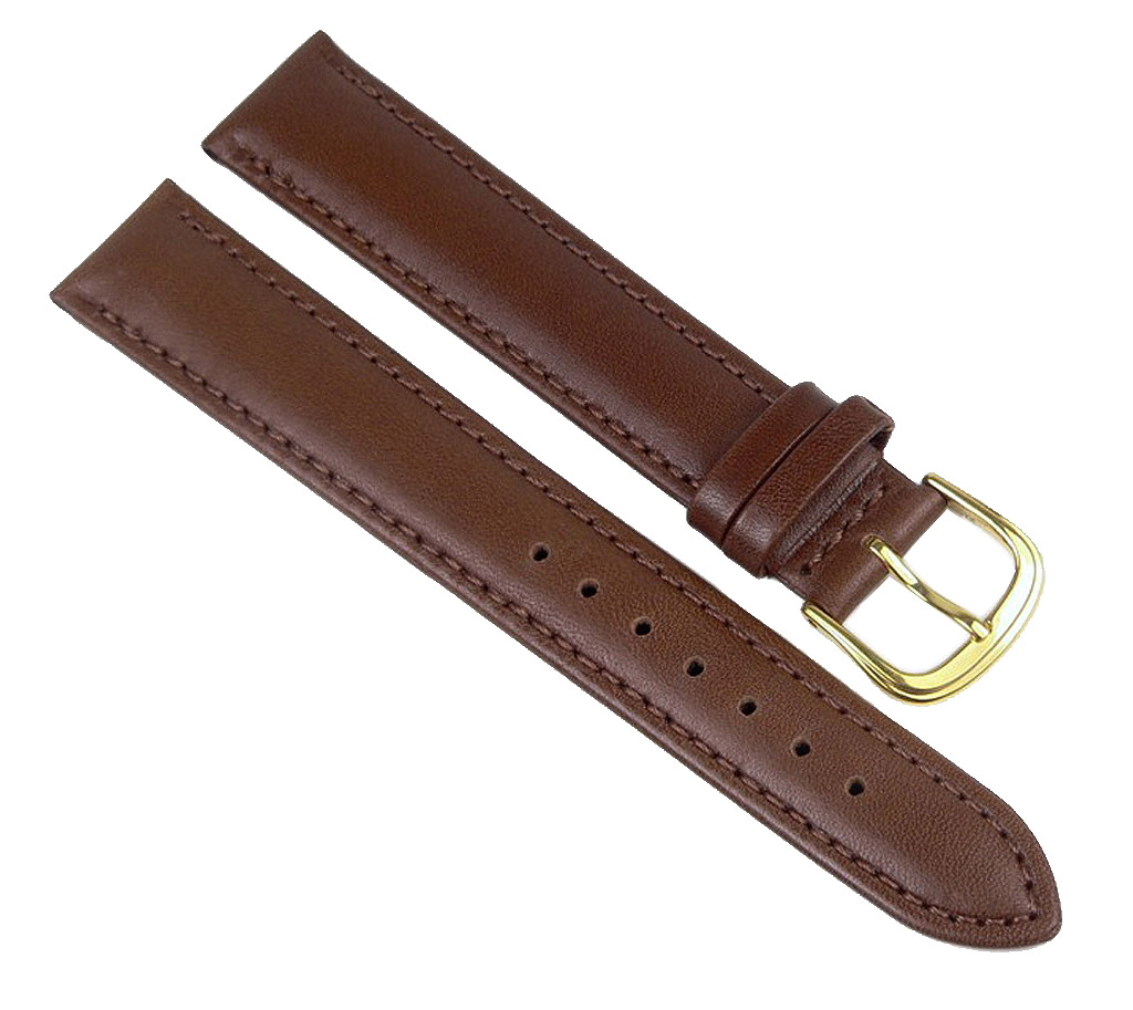 HEKTOR Kalbsleder Abgesteppt Doppelwulst Lederarmband Retro