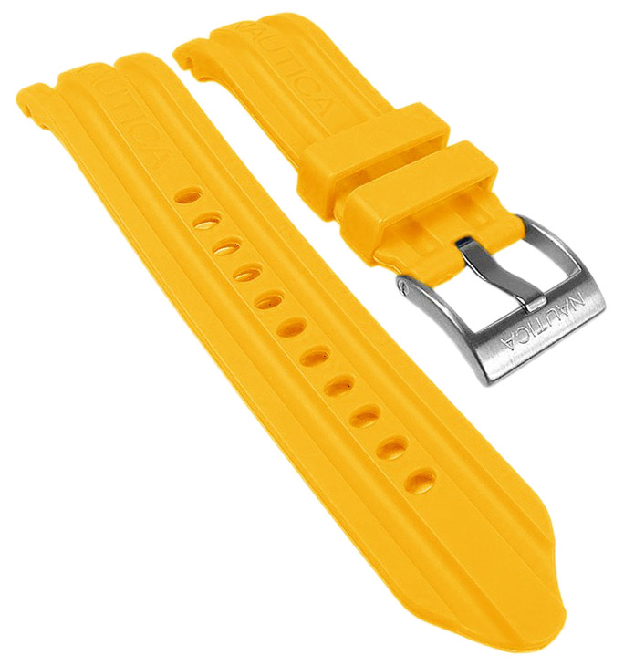 Nautica Uhrenarmband Kautschuk Gelb 24mm BFD100 / Ø 50mm A15566G | Minott  Center