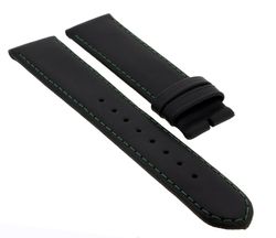 Junghans Mega Solar Uhrenarmband 20mm Leder schwarz 018