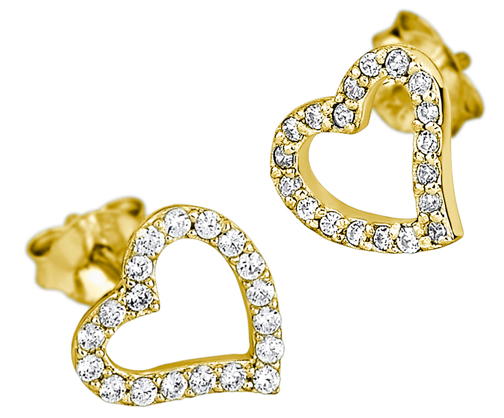 Lotus Silver Moments Ohrschmuck Stecker Herz Und Zirkonia Lp1519 4 2 Minott Center