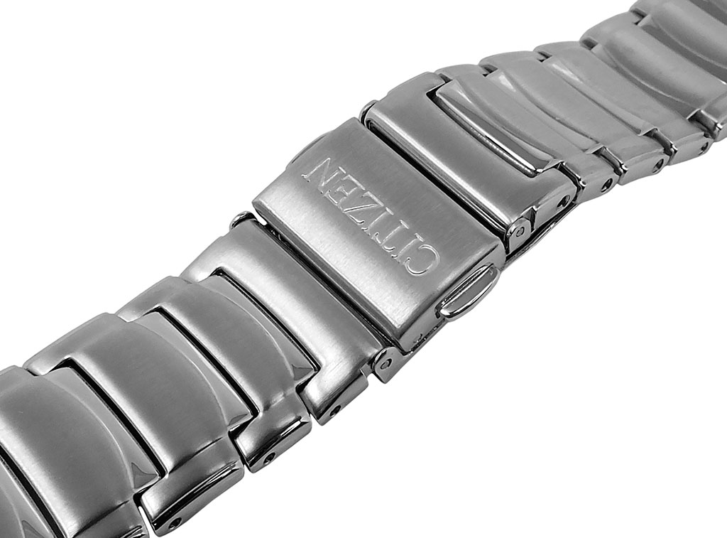 Citizen Eco Drive Uhrenarmband Edelstahl silberfarben BM7040-59E  