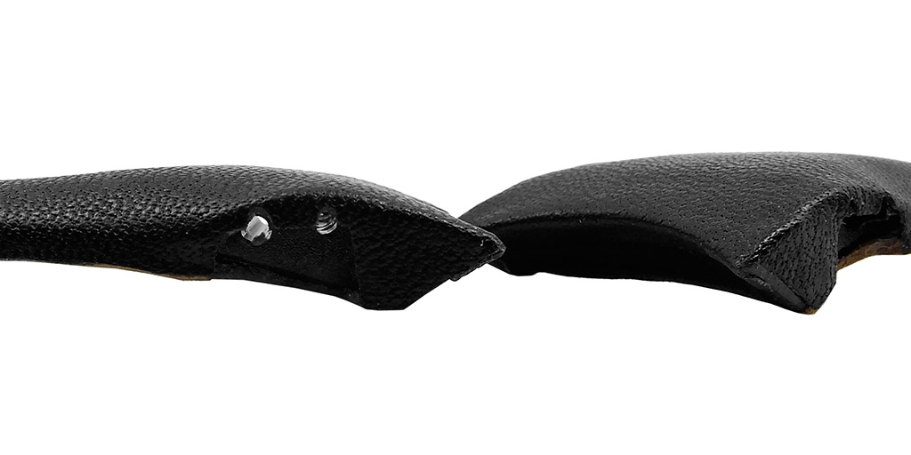 Maurice Lacroix Sphere Uhrenarmband Leder schwarz Rundanstoß 