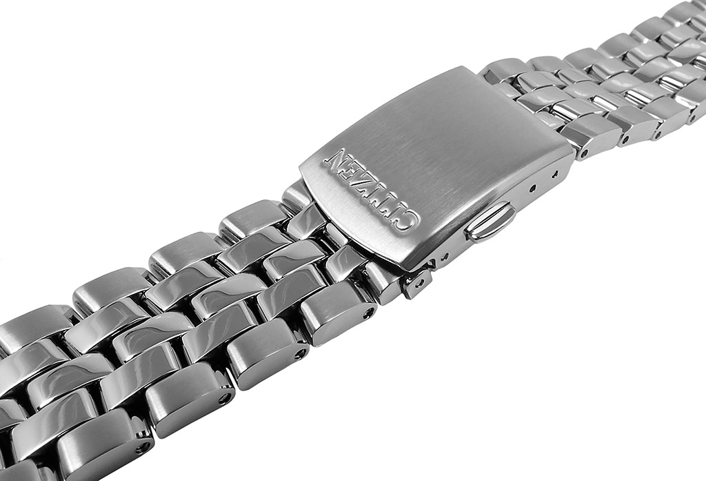 Citizen Eco-Drive Uhrenarmband 21mm Edelstahl silberfarben BM7250 