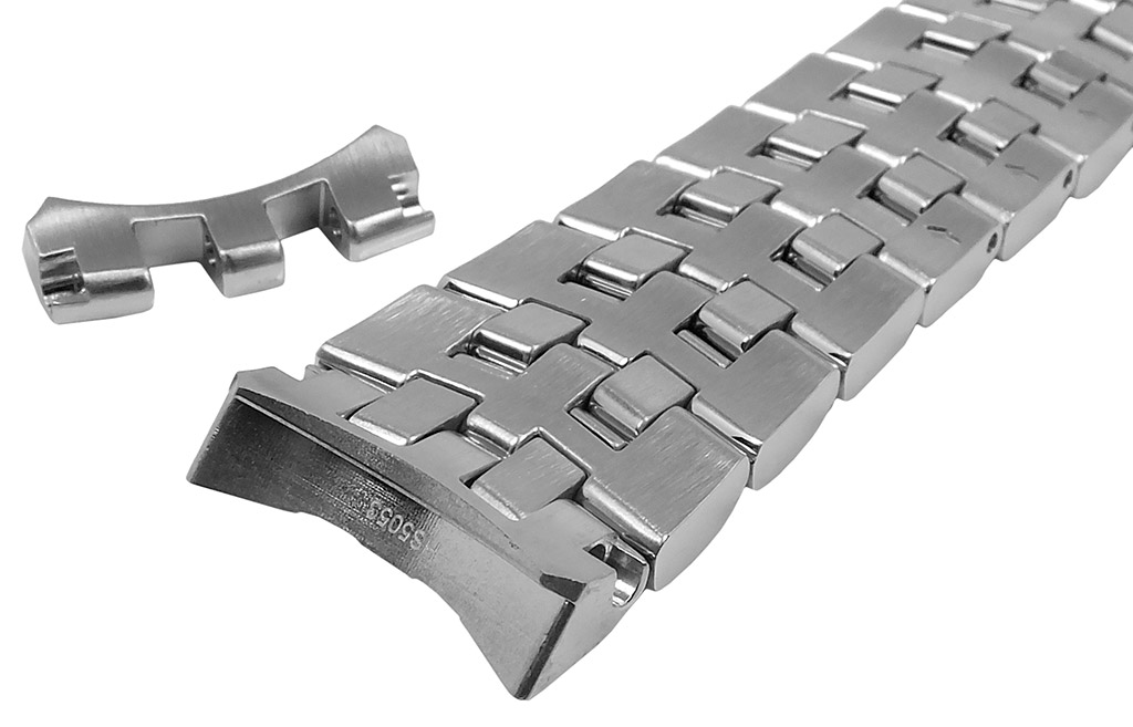 Citizen Eco-Drive Uhrenarmband 21mm Edelstahl silberfarben BM7250  