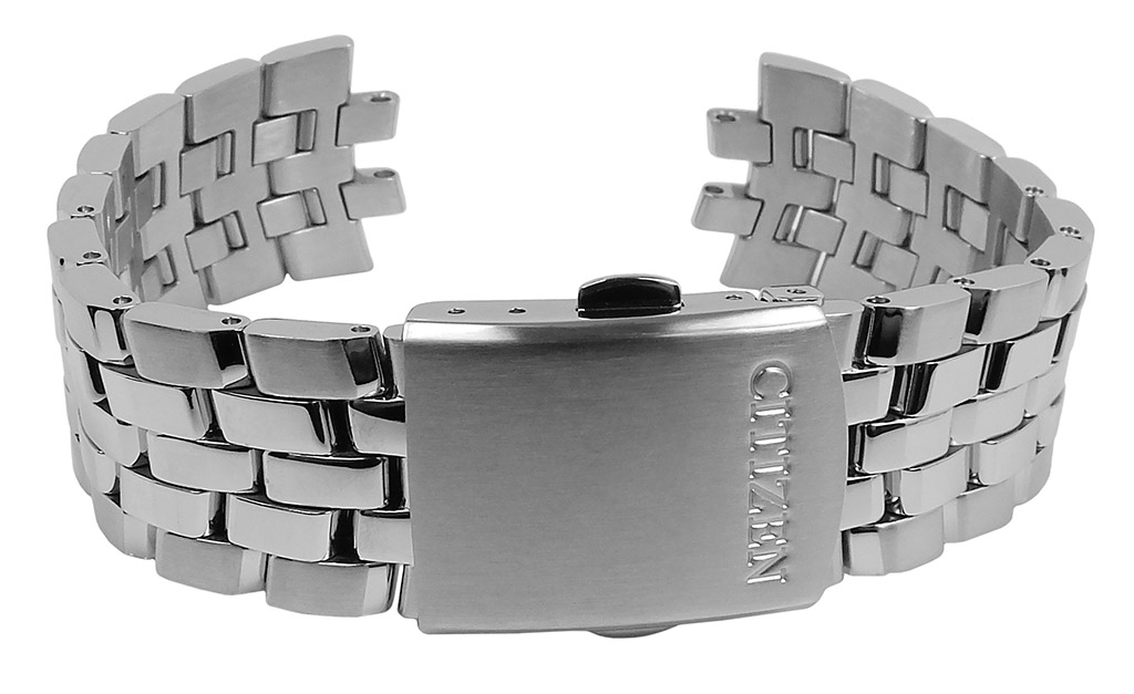 Citizen Eco-Drive Uhrenarmband 21mm Edelstahl silberfarben BM7250 