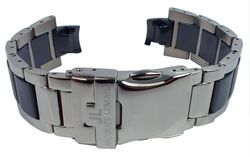 Jacques Lemans Uhrenarmband Edelstahl/Keramik bicolor > 1-1711 