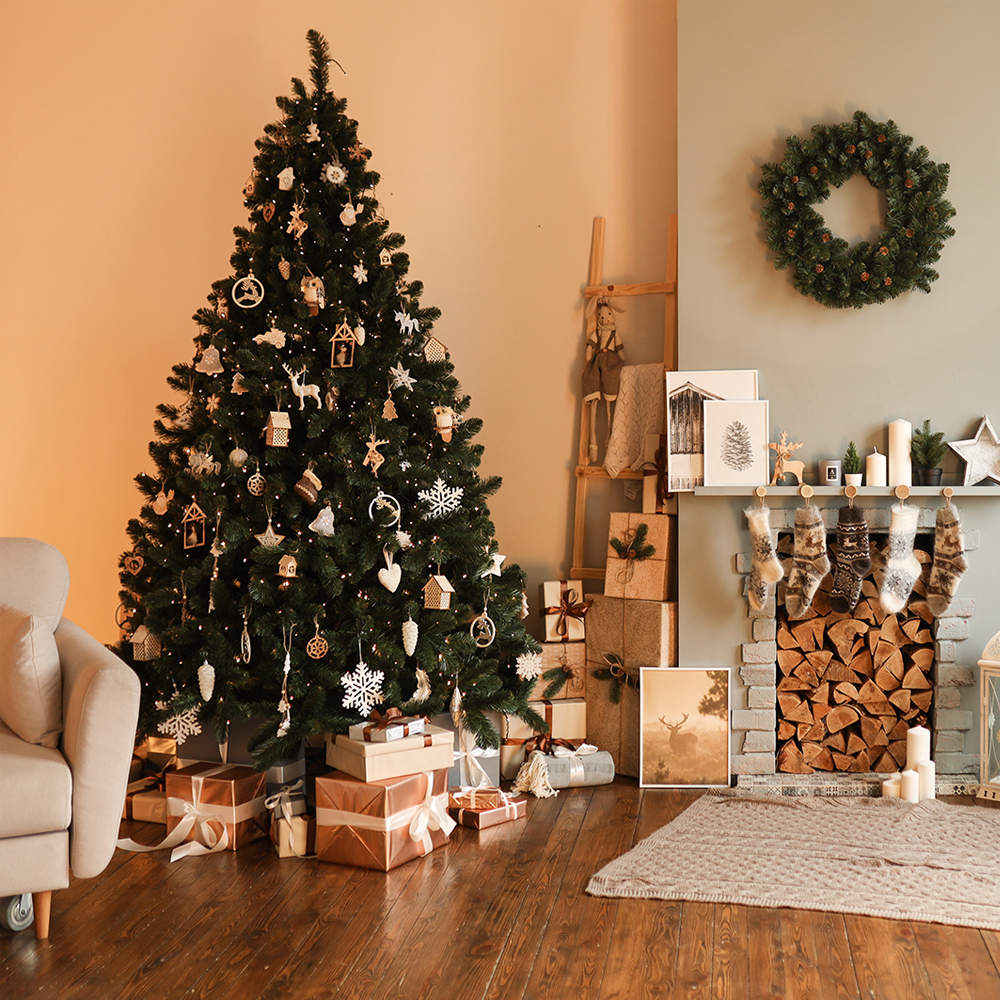 210 cm exkl knstlicher PE Weihnachtsbaum Baum Tannenbaum 100% Spritzguss |  RS-Trade