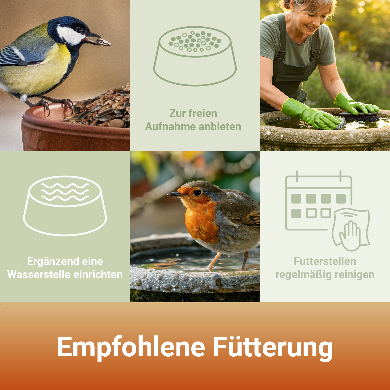 PANTO® Vier-Jahreszeiten-Futter · Ganzjahresmischung für Wildvögel · 12,5Kg PANTO® Vier-Jahreszeiten-Futter · Ganzjahresmischung für Wildvögel · 12,5Kg