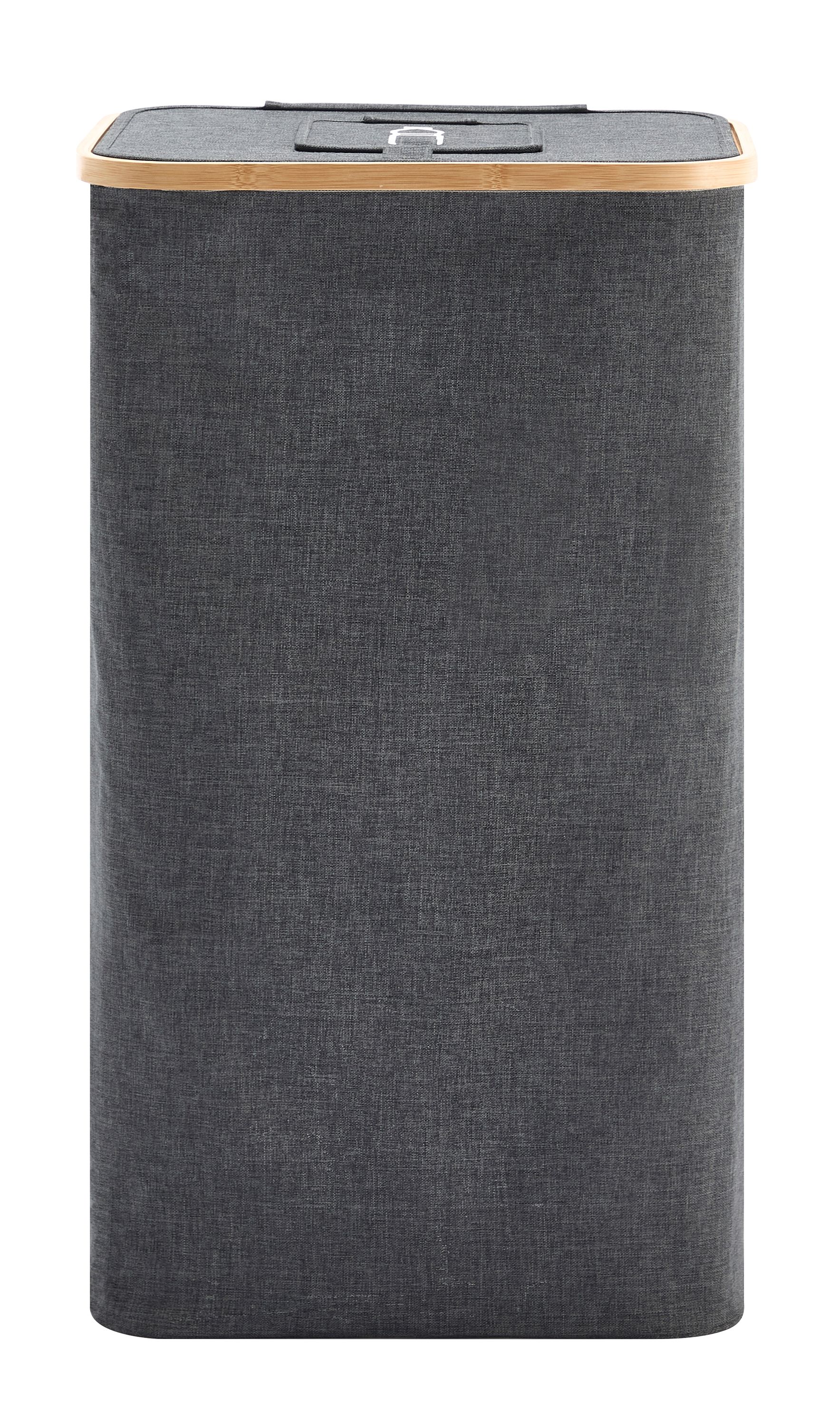 Meisterhome Pfandflaschen Flaschensammler  Sammelbehlter mit Deckel,  Flaschentasche mit Loch - Behlter zur Aufbewahrung von Leergut & Altglas -  Grau | Home - Meisterhome
