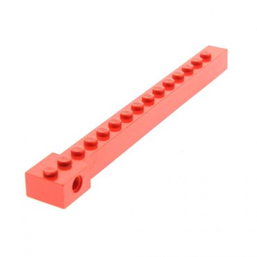 1 X Lego Brick Red Crane Arm Outside Old Narrow Set Fire 6358 2350a