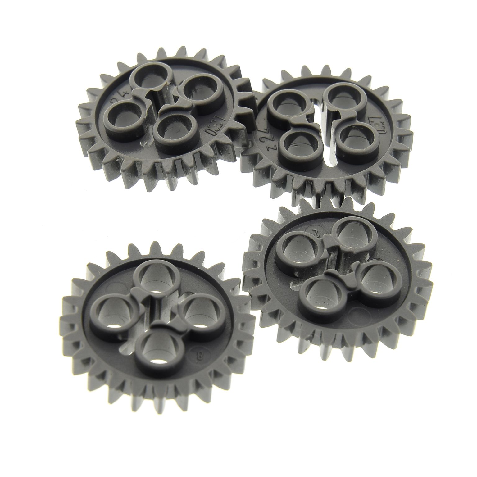 4 X Lego Technic Zahnrad Neu Dunkel Grau Z24 Zahnräder Zähne Rad