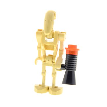 New x2 Lego Star Wars Battle Droid Arm Tan Curved