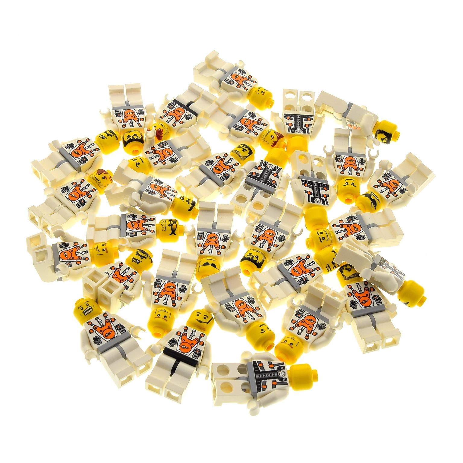 5 X Lego System City Mini Figuren Astronaut Space Weltraum Torso