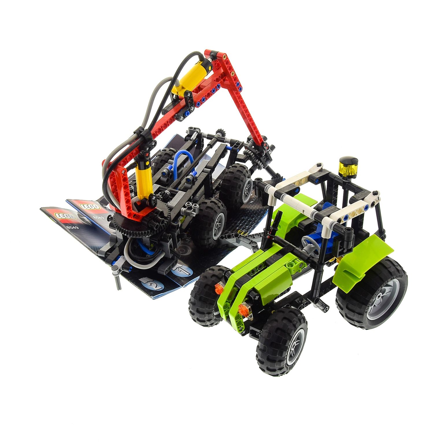 1 X Lego Technic Set Modell 8049 Traktor Für Forstkran Tractor With
